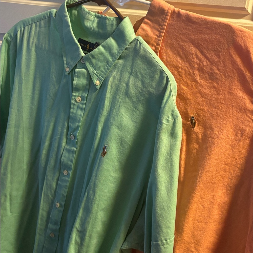2 Ralph Lauren Button S/S Button Downs - image 1